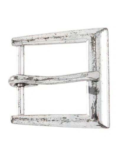Pre-owned Ralph Lauren Buckle In Silver