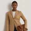 Ralph Lauren Bullion Jacquard Blazer In Brown