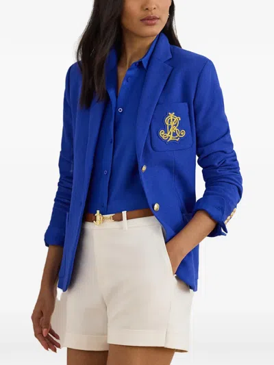 Ralph Lauren Bullion Jacquard Single-breasted Blazer In Multi