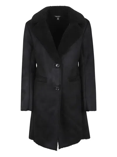 RALPH LAUREN BUTTON-FASTENING COAT