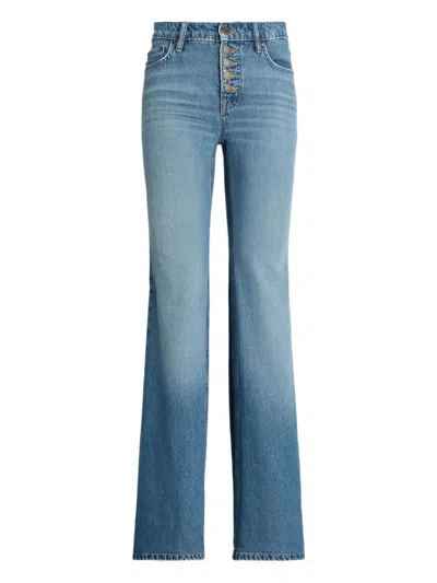 Ralph Lauren Button-fastening Jeans In Blue