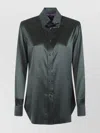 Ralph Lauren Cameron-long Sleeve-button Front Shirt In Green