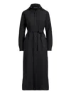 Ralph Lauren Button-up Shirt Dress In Black
