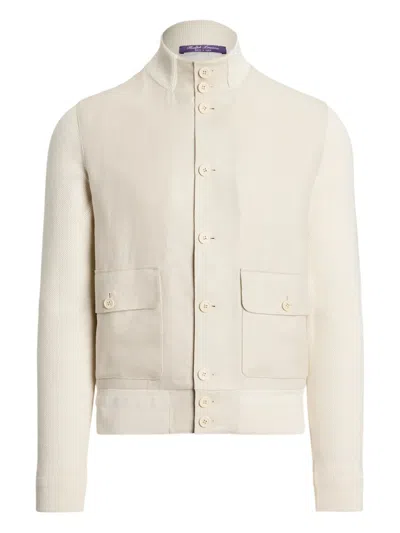 Ralph Lauren Buttoned Bomber Jacket