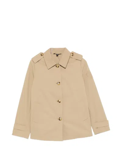 Ralph Lauren Buttoned Jacket In Neutral