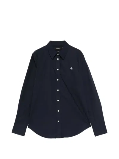 Ralph Lauren Button Front Shirt In Blue