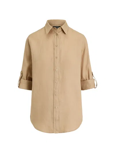 Ralph Lauren Buttoned Shirt In Brown