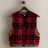Ralph Lauren C. 1980s Plaid Vest In Multi