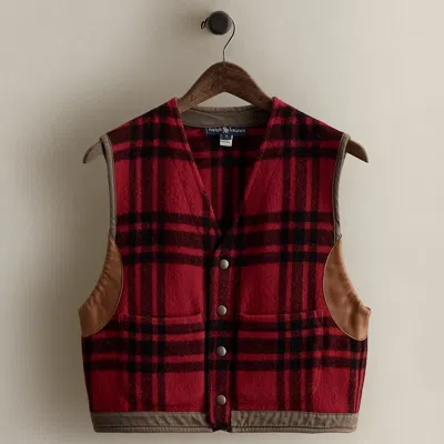 Ralph Lauren C. 1980s Plaid Vest In Multi