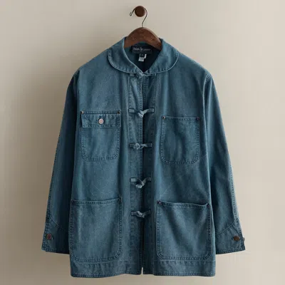 Ralph Lauren C. 1985 Denim Coat In Blue