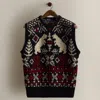 Ralph Lauren C. 1985 Hand-knit Sweater Vest In Multi