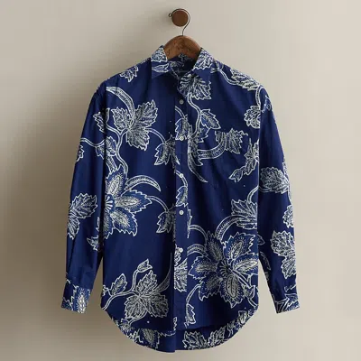 Ralph Lauren C. 1985 Print Cotton Shirt