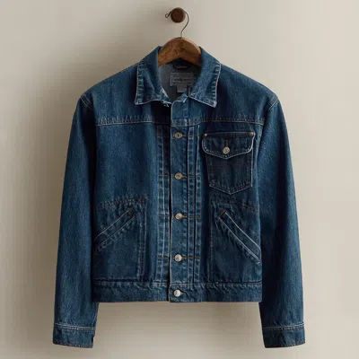Ralph Lauren C. 1990 Denim Jacket In Blue