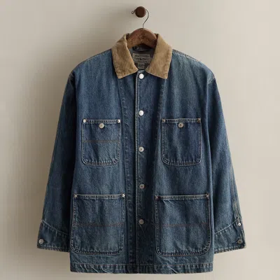 Ralph Lauren C. 1990 Denim Utility Jacket In Blue