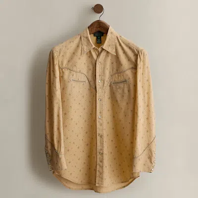 Polo Ralph Lauren C. 1990 Floral Western Shirt In Multi