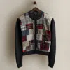Ralph Lauren C. 1990 Patchwork Cardigan In Multi