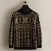 Ralph Lauren C. 1990 Wool Turtleneck Sweater In Multi