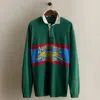 Ralph Lauren C. 1993 Graphic Rugby Shirt In Green