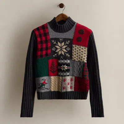 Ralph Lauren C. 1994 Wool Turtleneck Sweater In Multi