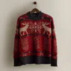 Ralph Lauren C. 1995 Alpaca-wool Sweater In Red