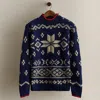 Ralph Lauren C. 1995 Wool-alpaca Sweater In Blue