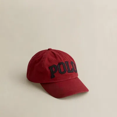 Ralph Lauren C. 2000 Appliquéd Ball Cap In Red