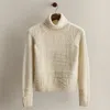 Ralph Lauren C. 2000 Flag Wool Turtleneck In White