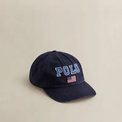 Ralph Lauren C. 2000 Logo Twill Ball Cap In Blue