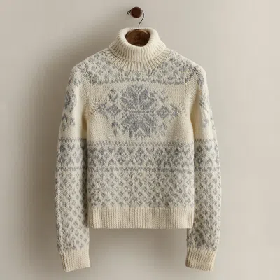 Ralph Lauren C. 2000 Wool Turtleneck In Multi