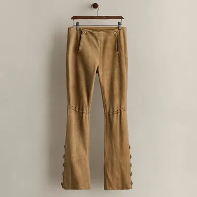 Ralph Lauren C. 2005 Leather Pant In Brown