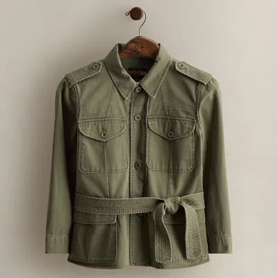 Ralph Lauren C. 2007 Cotton Utility Jacket In Green