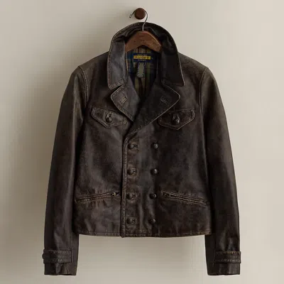 Ralph Lauren C. 2007 Leather Jacket In Brown