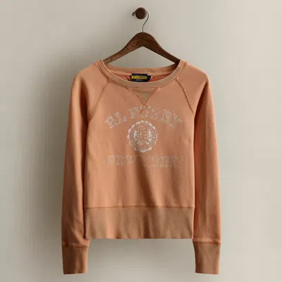 Ralph Lauren C. 2007 Logo Cotton Sweatshirt In Orange