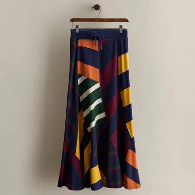 Ralph Lauren C. 2007 Patchwork Skirt In Multi
