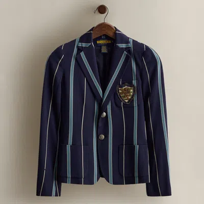 Ralph Lauren C. 2009 Linen-blend Blazer In Multi