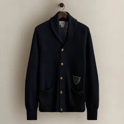 Ralph Lauren C. 2012 Shield-patch Cardigan In Black