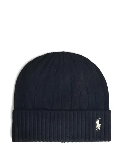 Ralph Lauren Cable-knit Beanie In Blue
