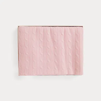 Ralph Lauren Babies'  Cable-knit Cashmere Blanket