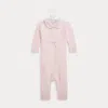 Ralph Lauren Cable-knit Cashmere Coverall In Pink