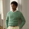 Ralph Lauren Cable-knit Cashmere Sweater In Multi