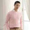 Ralph Lauren Cable-knit Cashmere Sweater In Pink