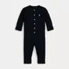 Ralph Lauren Babies'  Cable-knit Cotton Cardigan & Pant Set