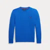 Ralph Lauren Kids' Cable-knit Cotton Jumper In Blue