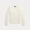 Polo Ralph Lauren Kids' Cable-knit Cotton Jumper In White