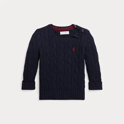 POLO RALPH LAUREN RALPH LAUREN CABLE-KNIT COTTON SWEATER