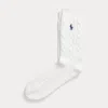 Ralph Lauren Cable-knit Crew Socks In White