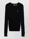 Ralph Lauren Cable-knit Design Knitwear Sweater In Black