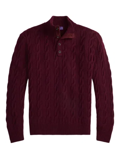Ralph Lauren Cable-knit Long-sleeve Sweater In Multi