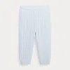 Polo Ralph Lauren Babies' Cable-knit Organic Cotton Sweater Pant In Beryl Blue