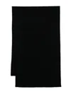 Polo Ralph Lauren Cable-knit Scarf In Black